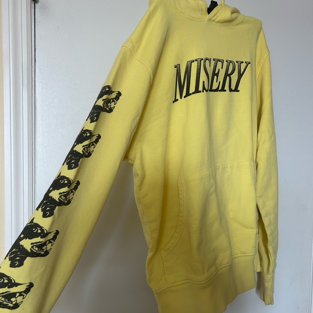 Ashley Williams MISERY Yellow Graphic Hoodie